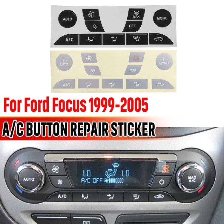 For 1999-2005 Ford Focus Air Conditioning Button Switch Repair Sticker(Silver) - HoMEdemic™ 