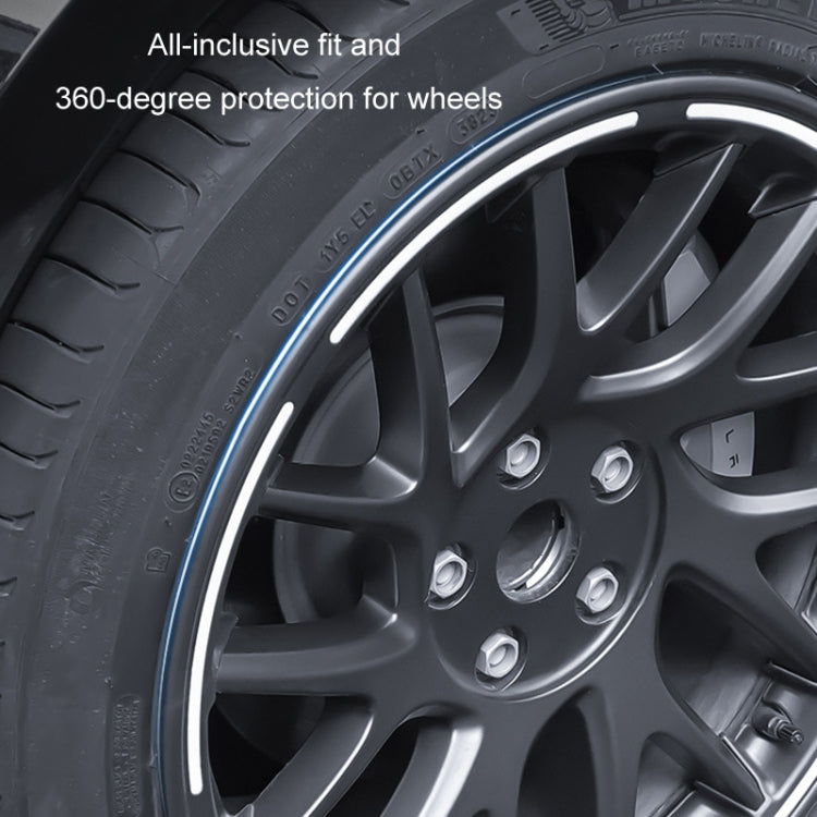 For 2024 Tesla Model 3 Half Hemming Luminous Hubcaps(4pcs/ Set) - HoMEdemic™ 