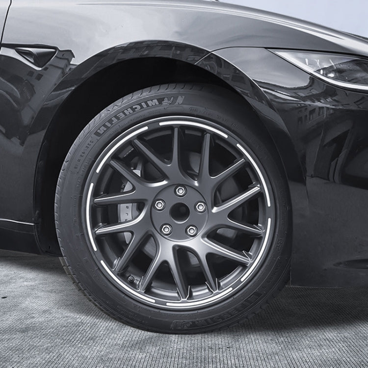 For 2024 Tesla Model 3 Half Hemming Luminous Hubcaps(4pcs/ Set) - HoMEdemic™ 