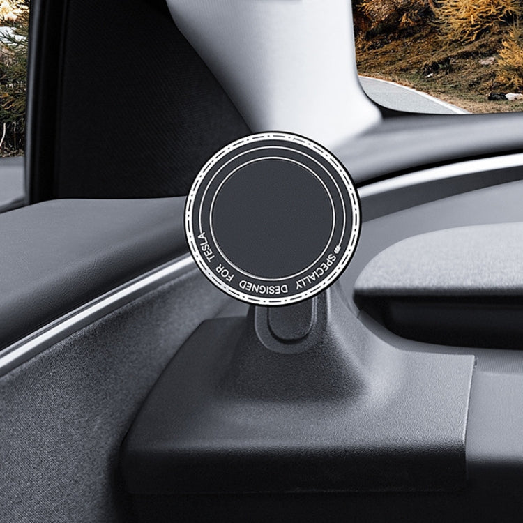 For 2024 Tesla Model 3 Left-hand Drive Air Outlet Magnetic Car Phone Holder(Dashboard Base) - HoMEdemic™ 