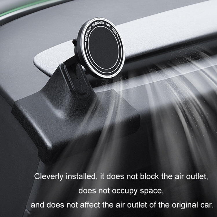 For 2024 Tesla Model 3 Left-hand Drive Air Outlet Magnetic Car Phone Holder(Dashboard Base) - HoMEdemic™ 