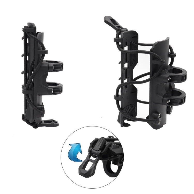 For 25mm Tube Diameter Motorcycle Modified Bumper Drink Water Cup Holder(Black) - HoMEdemic™ 