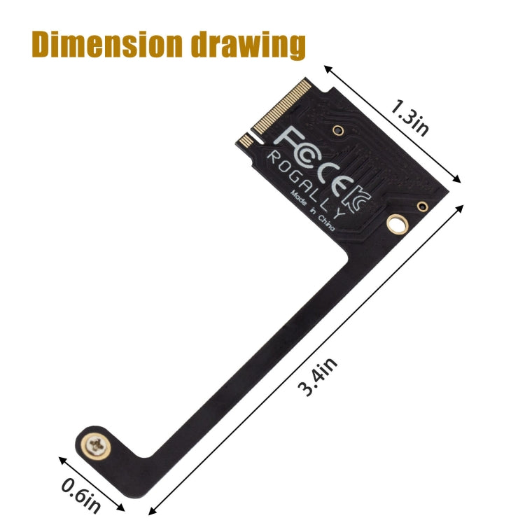 For ASUS Rog Ally Modified M2 Hard Drive PCIE4.0 Riser Card, Spec: Short - HoMEdemic™ 