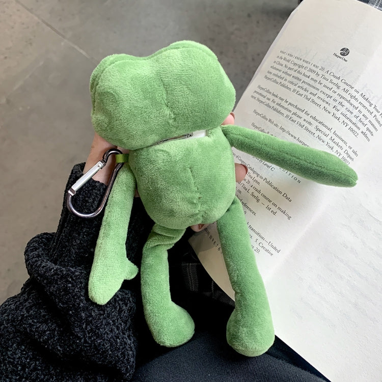 For AirPods 1 / 2 Plush Sad Frog Shape Earphone Protective Case with Hook - HoMEdemic™ 