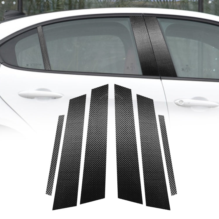 For Alfa Romeo Giulia Carbon Fiber Car B / C / Middle Pillar Door Window Decorative Sticker,Left and Right Drive Universal, Door Window - HoMEdemic™ 