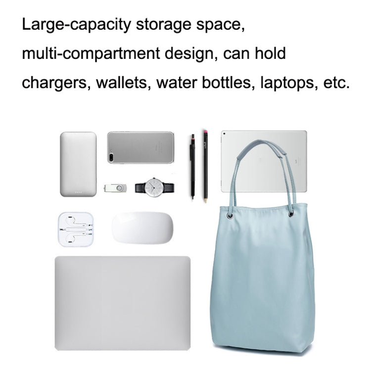 For Apple Macbook Shoulder / Handheld / Messenger Computer Bag, Size: Large(Navy+Black Mouse Pad) - HoMEdemic™ 