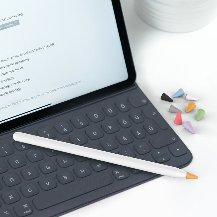 For Apple Pencil 1 / 2 AhaStyle PT107 40pcs Silicone Tip Protective Case(Man  Style) - HoMEdemic™ 