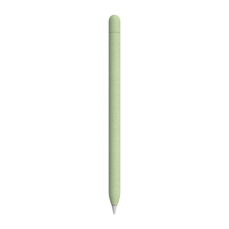 For Apple Pencil 1 LOVE MEI Frosted Leather Texture Silicone Protective Pen Case(Green) - HoMEdemic™ 