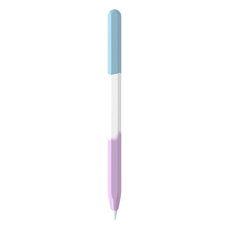 For Apple Pencil 1 LOVE MEI Rainbow Liquid Silicone Protective Pen Case(Blue) - HoMEdemic™ 