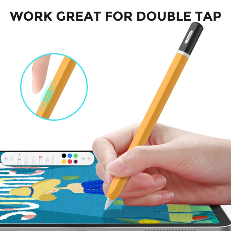 For Apple Pencil 2 AhaStyle JY16-2 Silicone Case Retro Non-slip and Anti-drop Pen Cover(Midnight Blue) - HoMEdemic™ 