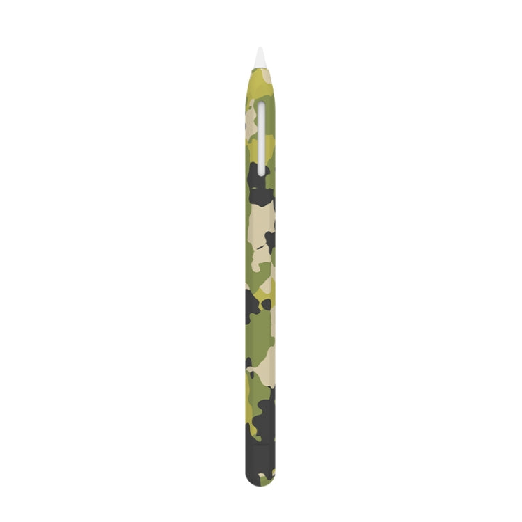 For Apple Pencil 2 LOVE MEI Camouflage Silicone Protective Pen Case(Green) - HoMEdemic™ 