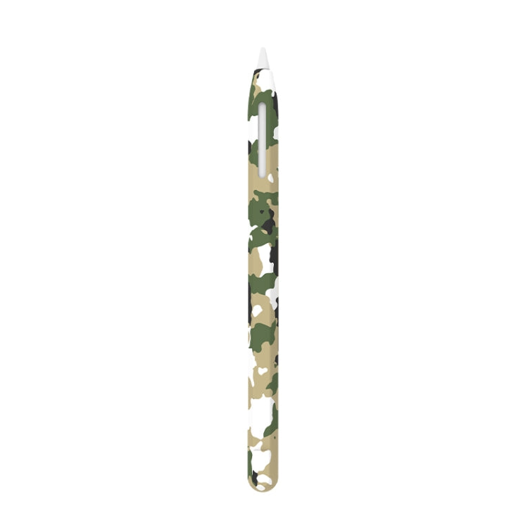 For Apple Pencil 2 LOVE MEI Camouflage Silicone Protective Pen Case(White) - HoMEdemic™ 