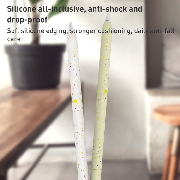 For Apple Pencil 2 LOVE MEI Luminous Silicone Protective Pen Case(White) - HoMEdemic™ 