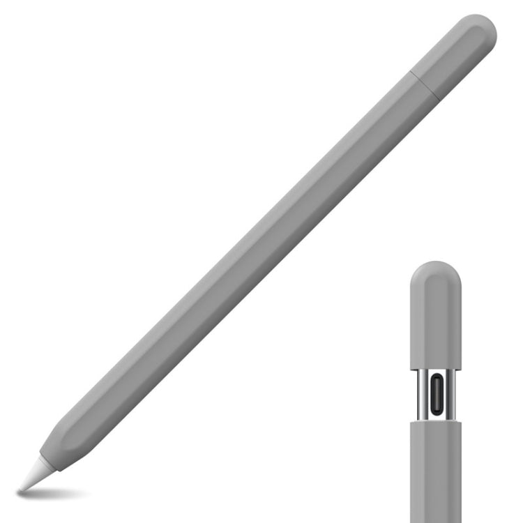 For Apple Pencil (USB-C) AhaStyle PT65-3 Silicone Same Color Protective Case(Gray) - HoMEdemic™ 