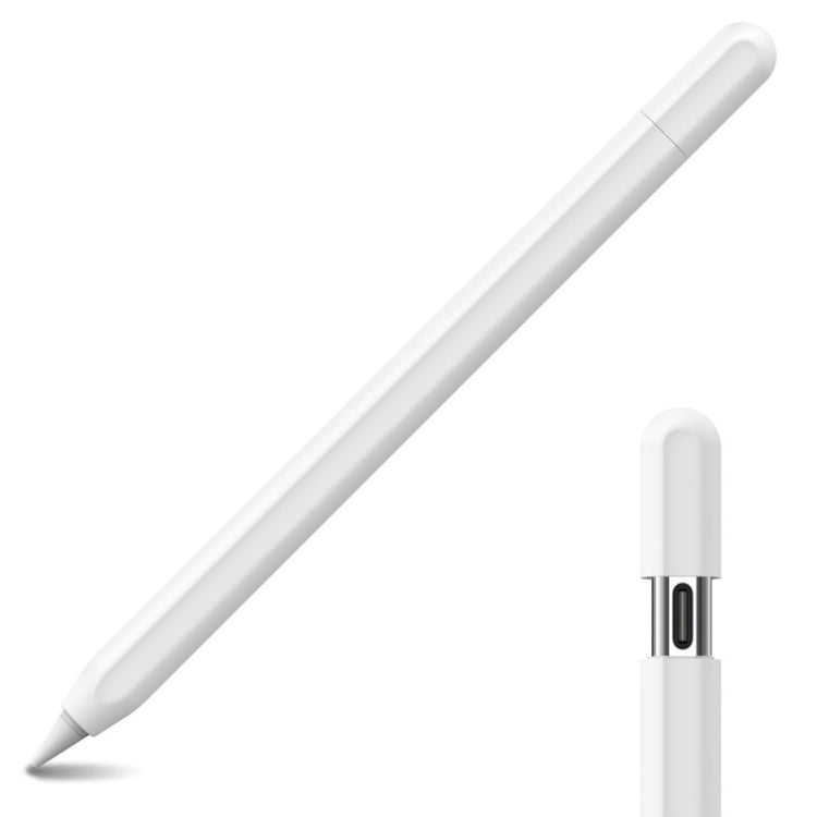 For Apple Pencil (USB-C) AhaStyle PT65-3 Silicone Same Color Protective Case(White) - HoMEdemic™ 