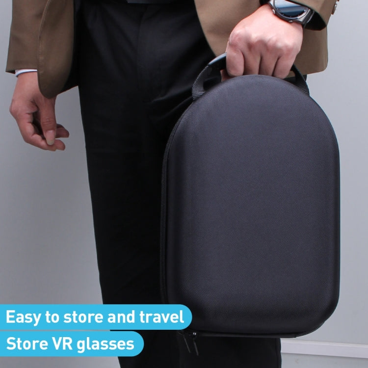 For Apple Vision Pro EVA Cloth Velvet Handle Waterproof Host Storage Bag(Black) - HoMEdemic™ 