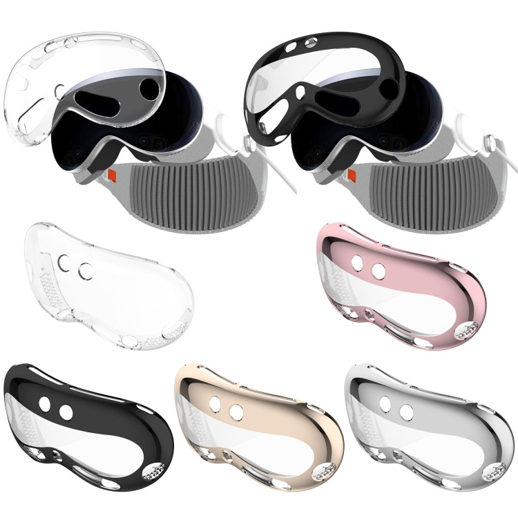 For Apple Vision Pro Electroplated TPU Protective Case VR Glasses Accessories(Black) - HoMEdemic™ 