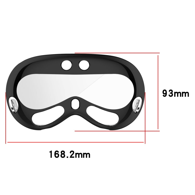 For Apple Vision Pro Electroplated TPU Protective Case VR Glasses Accessories(Black) - HoMEdemic™ 