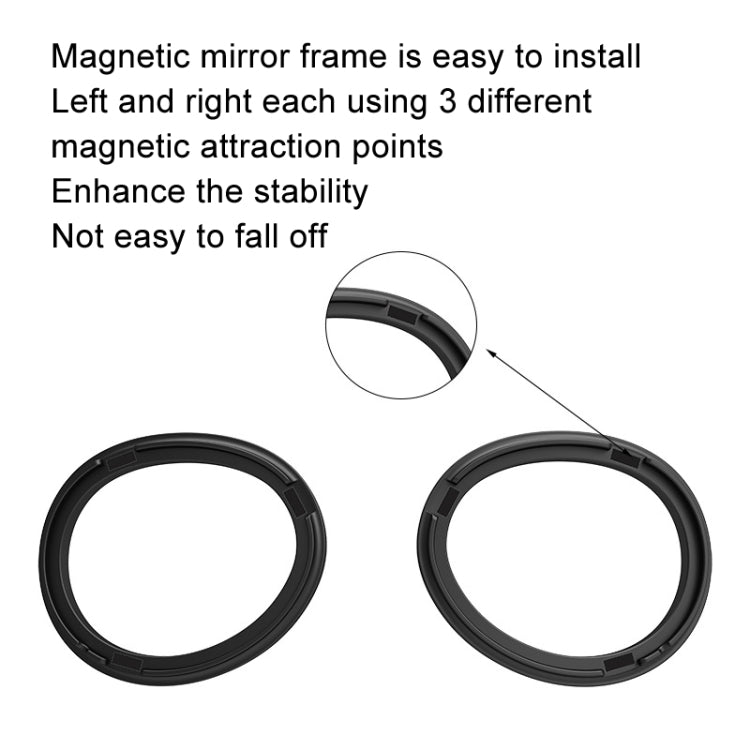 For Apple Vision Pro Magnetic Frame VR Glasses Smart Accessories, Style: 1.67 Refractive Index Frame+400 Degree Lens - HoMEdemic™ 