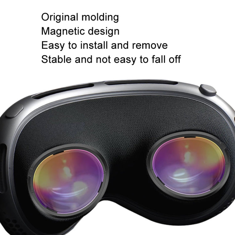For Apple Vision Pro Magnetic Frame VR Glasses Smart Accessories, Style: 1.67 Refractive Index Frame+400 Degree Lens - HoMEdemic™ 