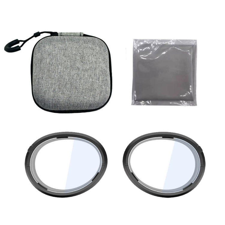 For Apple Vision Pro Magnetic Frame VR Glasses Smart Accessories, Style: 1.67 Refractive Index Frame+400 Degree Lens - HoMEdemic™ 