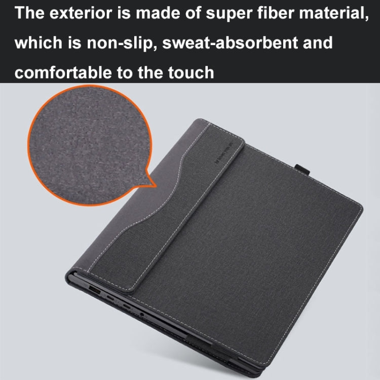 For Asus Zenbook S 13 Flip UP5302 Leather Laptop Shockproof Protective Case(Dark Blue) - HoMEdemic™ 