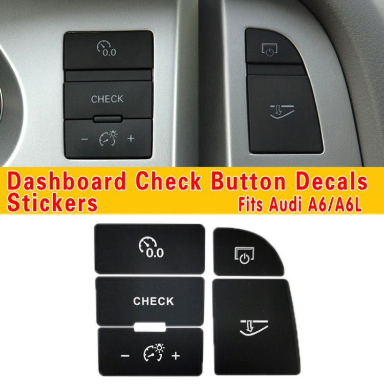 For Audi A6/A6L 2005-2011 Central Control Button Repair Sticker(For Left Driving) - HoMEdemic™ 