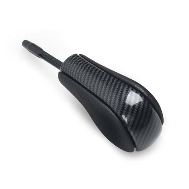 For BMW E Chassis Gear Lever Head, Universal For Left And Right Driving, Style: 1/3 Series Z4 Round Head Carbon Fiber Pattern - HoMEdemic™ 