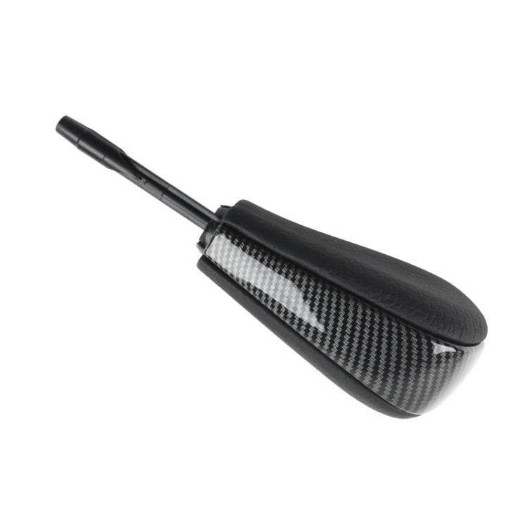For BMW E Chassis Gear Lever Head, Universal For Left And Right Driving, Style: X1 1/3 Series Z4 Flat Head Carbon Fiber Pattern - HoMEdemic™ 