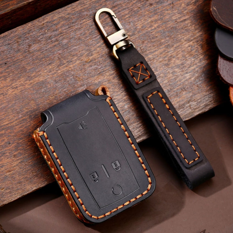 For Chevrolet GMC / Colorad 4-button C159 Car Key Leather Protective Case, 4-button - HoMEdemic™ 