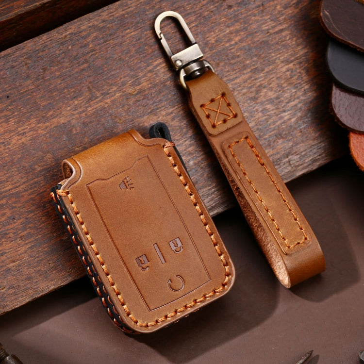 For Chevrolet GMC / Colorad 4-button C159 Car Key Leather Protective Case, 4-button - HoMEdemic™ 