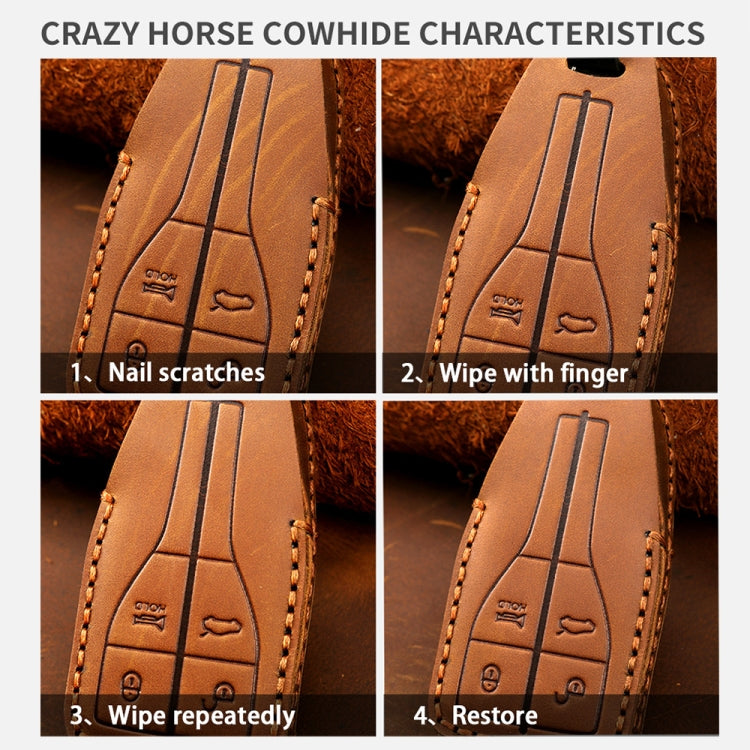For Chevrolet GMC / Colorad 4-button C159 Car Key Leather Protective Case, 4-button - HoMEdemic™ 