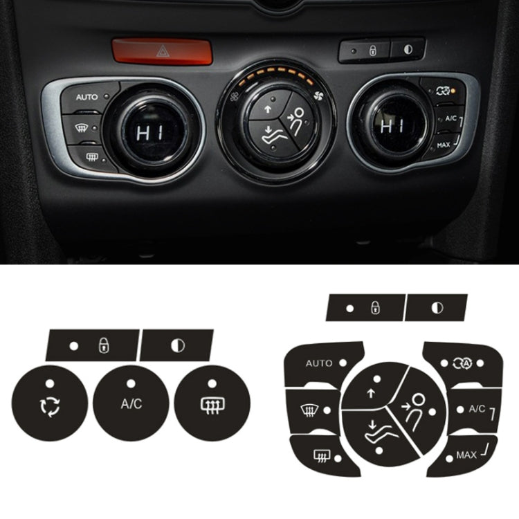 For Citroen C4L 2014-2018 Air Conditioning Door Lock Button Repair Sticker(Automatic AC) - HoMEdemic™ 