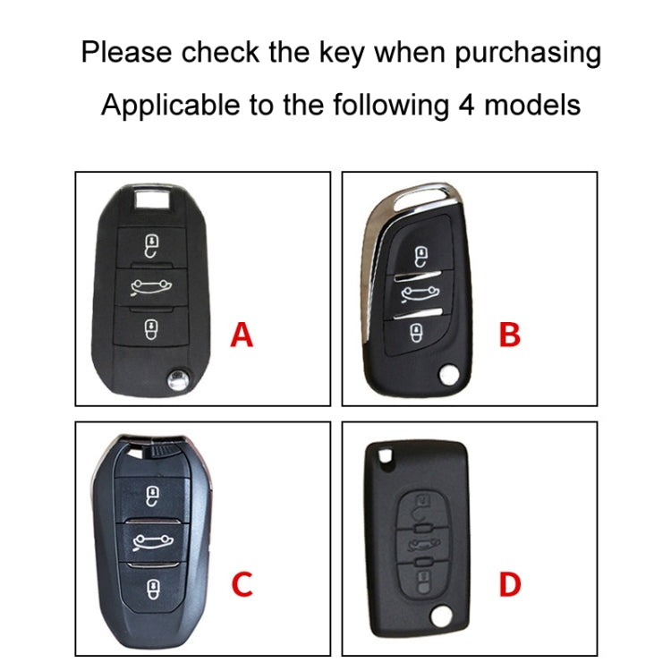 For Citroen Car Key Cover Multifunctional Keychain Anti-lost Number Plate(D) - HoMEdemic™ 
