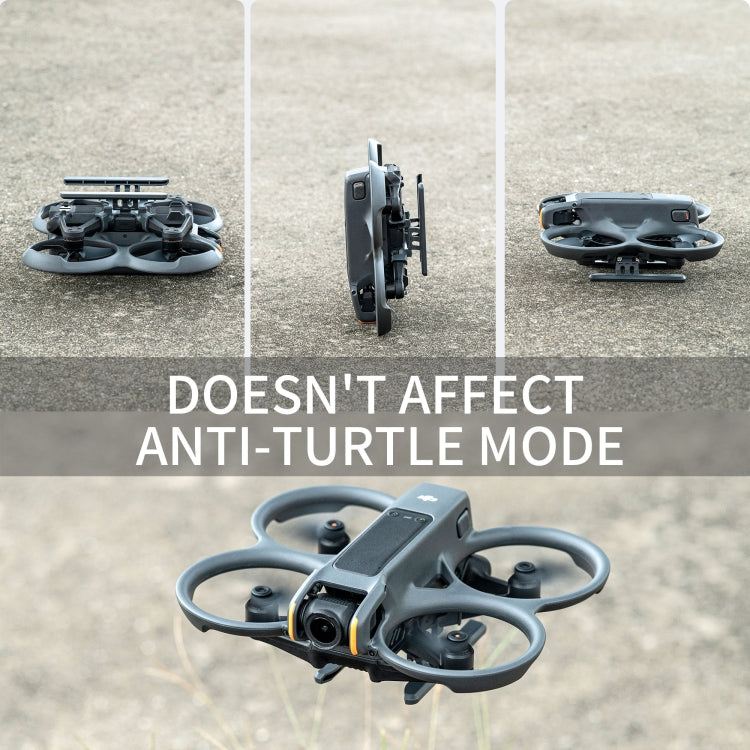 For DJI AVATA 2 STARTRC Folding Heightened Landing Gear Training Rack (Black) - HoMEdemic™ 