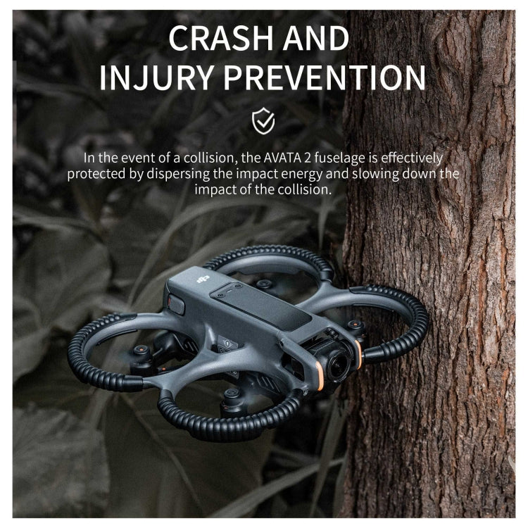 For DJI AVATA 2 STARTRC Propeller TPU Protective Guard Anti-collision Ring Cover(Black) - HoMEdemic™ 