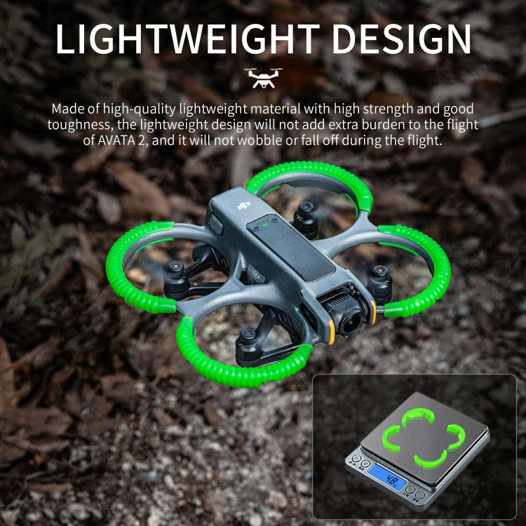 For DJI AVATA 2 STARTRC Propeller TPU Protective Guard Anti-collision Ring Cover(Black) - HoMEdemic™ 