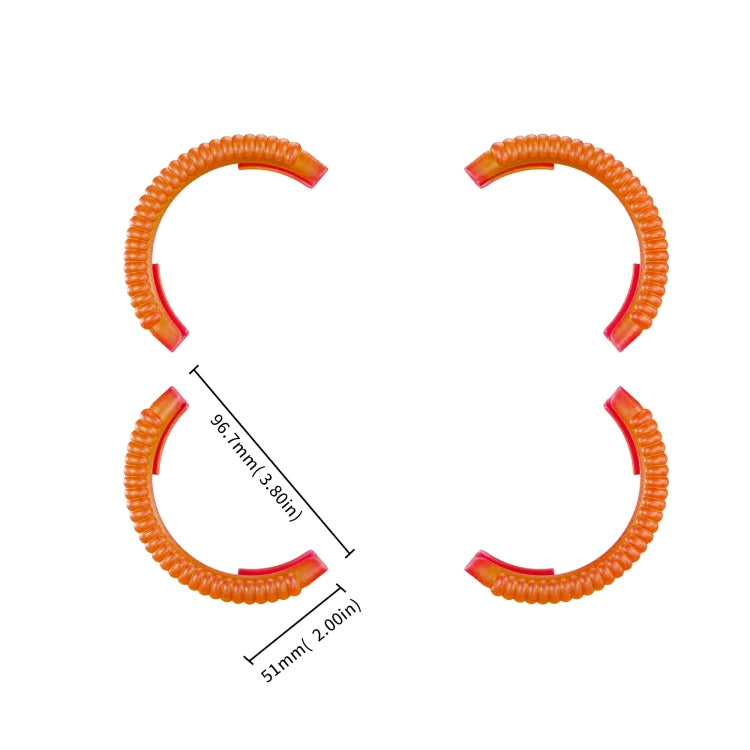 For DJI AVATA 2 STARTRC Propeller TPU Protective Guard Anti-collision Ring Cover(Fluorescent Orange) - HoMEdemic™ 