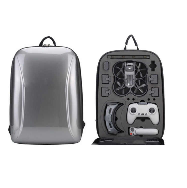 For DJI AVATA  Storage Bag Hard Shell Waterproof Shoulder Bag Backpack(Metal Gray) - HoMEdemic™ 