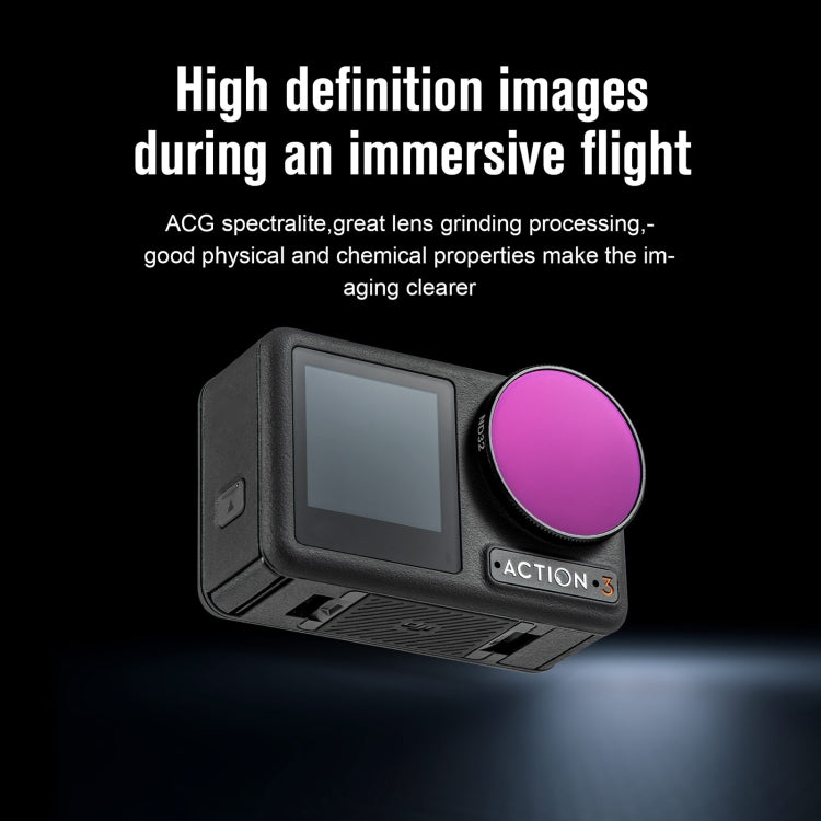 For DJI Action 3 STARTRC 4 in 1 ND16 + ND32 + ND64 + CPL Lens Filter - HoMEdemic™ 