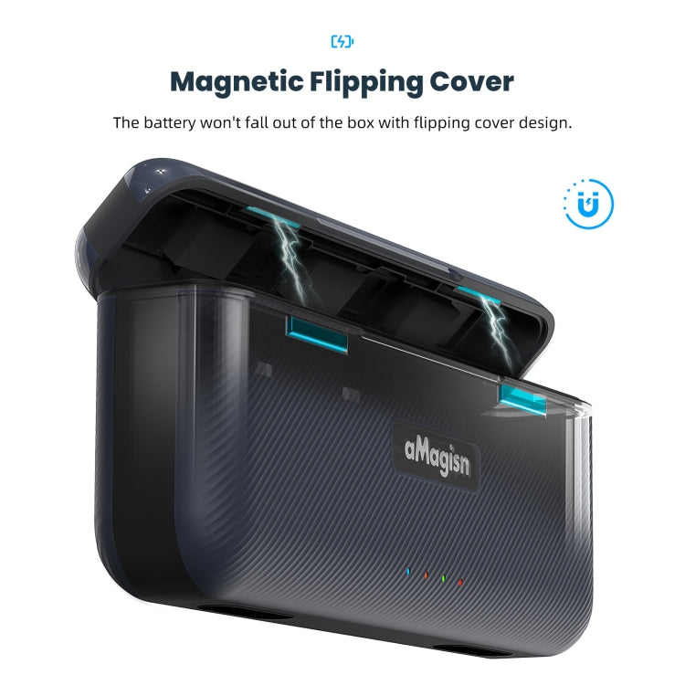 For DJI Action 4 / 3 aMagisn Fast Charge Charging Box Charger Sports Camera Accessories - HoMEdemic™ 