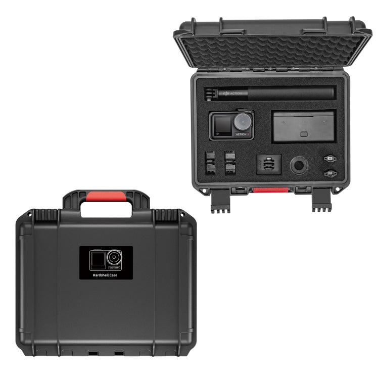 For DJI Action 5 Pro / 4 / 3 STARTRC Waterproof PP Full Kit Suitcase Storage Box (Black) - HoMEdemic™ 