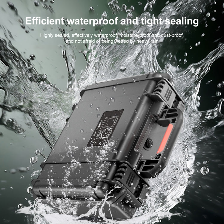 For DJI Action 5 Pro / 4 / 3 STARTRC Waterproof PP Full Kit Suitcase Storage Box (Black) - HoMEdemic™ 