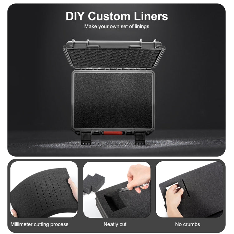 For DJI Action 5 Pro / 4 / 3 STARTRC Waterproof PP Full Kit Suitcase Storage Box (Black) - HoMEdemic™ 