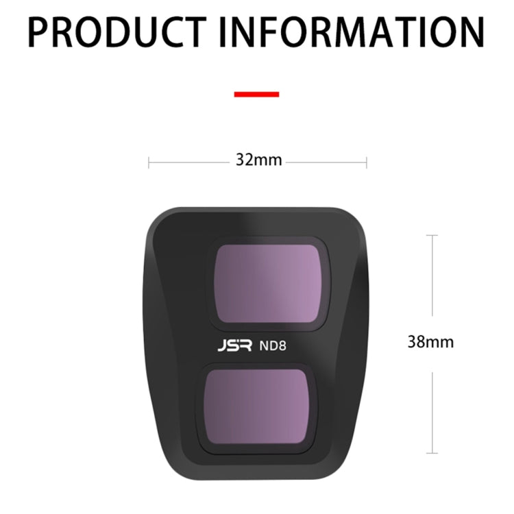 For DJI Air 3 JSR KB Series Drone Lens Filter, Filter:ND16PL - HoMEdemic™ 