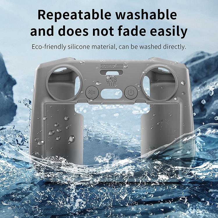 For DJI Air 3 / RC2 Remote Control STARTRC Silicone Shockproof Anti-scratch Case (Grey) - HoMEdemic™ 