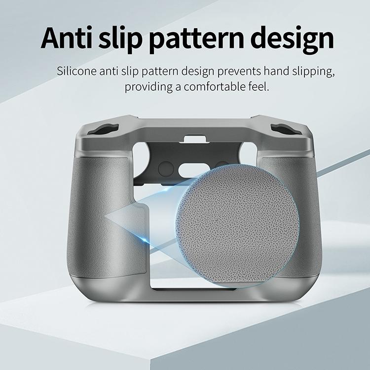 For DJI Air 3 / RC2 Remote Control STARTRC Silicone Shockproof Anti-scratch Case (Grey) - HoMEdemic™ 
