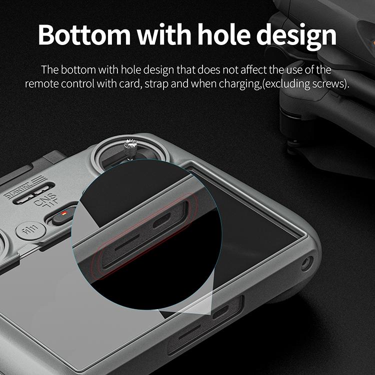 For DJI Air 3 / RC2 Remote Control STARTRC Silicone Shockproof Anti-scratch Case (Grey) - HoMEdemic™ 
