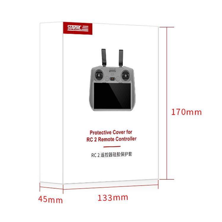 For DJI Air 3 / RC2 Remote Control STARTRC Silicone Shockproof Anti-scratch Case (Grey) - HoMEdemic™ 