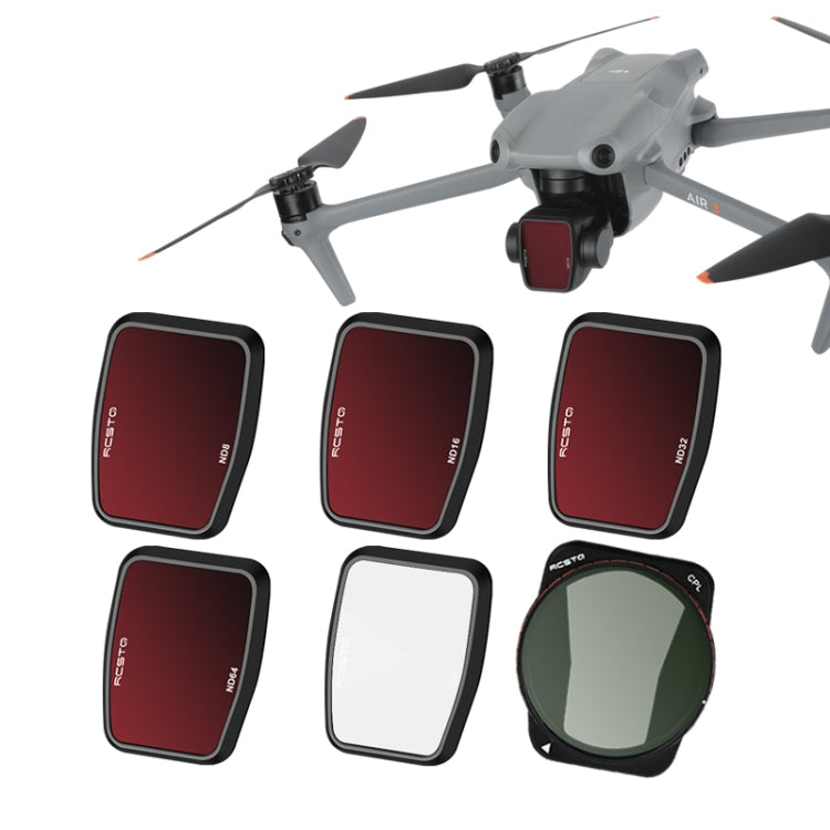 For DJI Air 3 RCSTQ Multi-Layer Coating Waterproof  Filter, Spec: ND-PL32 - HoMEdemic™ 